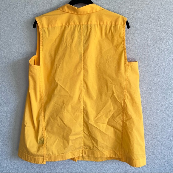 Lafayette 148 Sleeveless Button Down Blouse - Picture 6 of 12